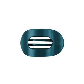 Teleties Teal With It Small Flat Round Hair Clip