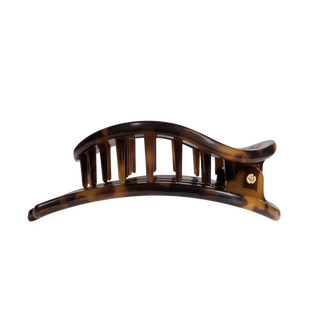 Teleties Tortoise | Large| Flat Circle Hair Clip