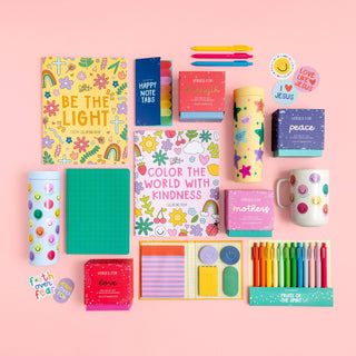 Happy Smiley Face Sticky Notes Set