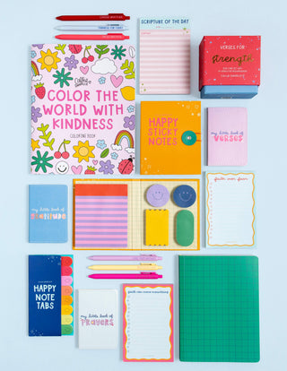 Happy Smiley Face Sticky Notes Set