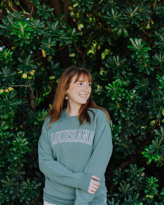 Louisiana Prep Sweatshirt in Cypress Green