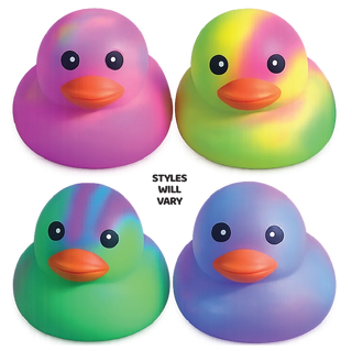 Mega Tie Dye Duck Squishy