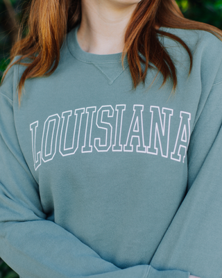 Louisiana Prep Sweatshirt in Cypress Green
