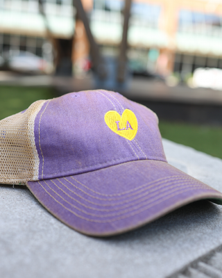 LA Heart Trucker Hat