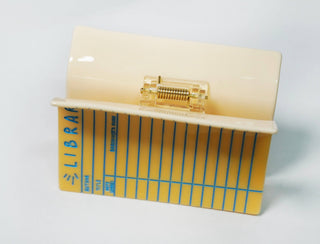 Library Card Hair Claw