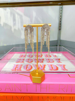 Anna Rhinestone Drop Earrings
