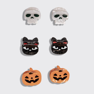 Halloween Squad Mini Claw Clips 6pc Set