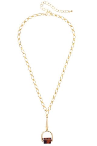 Rosalind Tortoise Bit Necklace