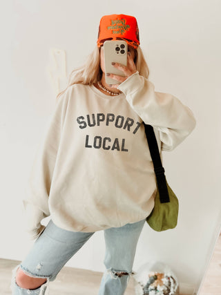 Support LOCAL Crewneck Sweatshirt