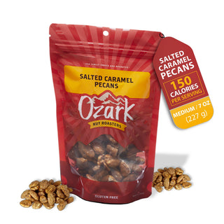 Ozark Nut Roasters | 7 oz Salted Caramel Pecans