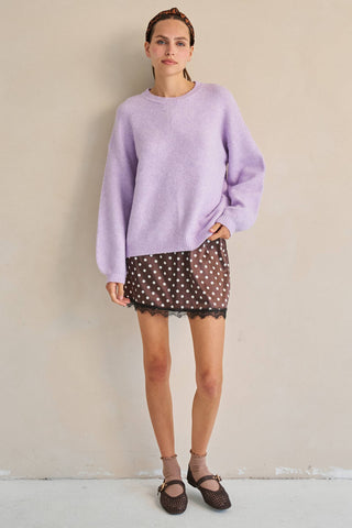 Good Vibes Lavender Sweater