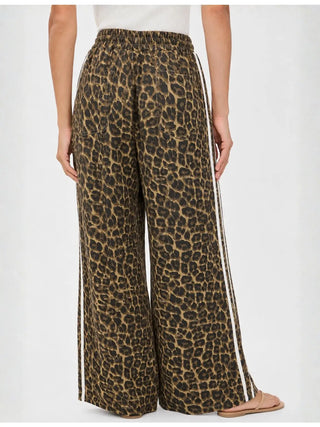 Sporty Spice Leopard Drawstring Pants