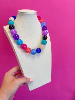 Colorful Candy Bauble Necklace