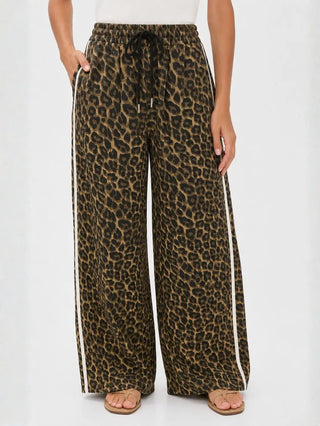 Sporty Spice Leopard Drawstring Pants