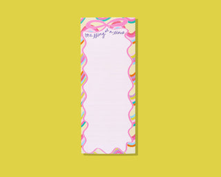 List Pad w/ Magnet - "One Thing at a Time"