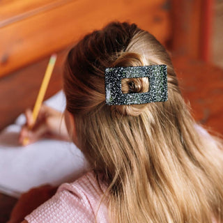 Teleties Study Session Small Flat Rectangle Hair Clip