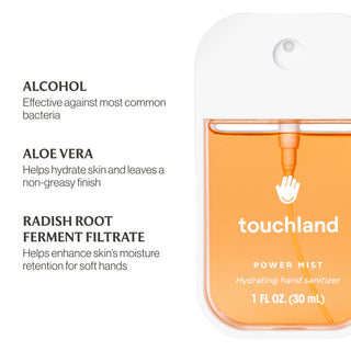 Touchland Velvet Peach Hydrating Hand Sanitizer