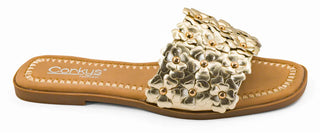 Corky's Spring Fever Gold Metallic Sandal