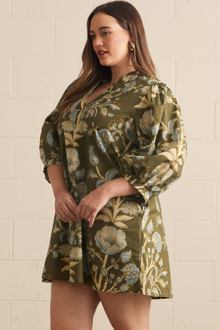 Autumn Ivy Dress in Olive