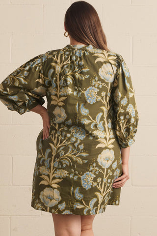 Autumn Ivy Dress in Olive