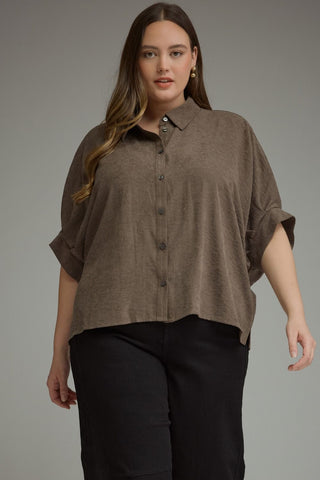 Latte Love Blouse | Brown