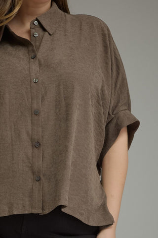 Latte Love Blouse | Brown