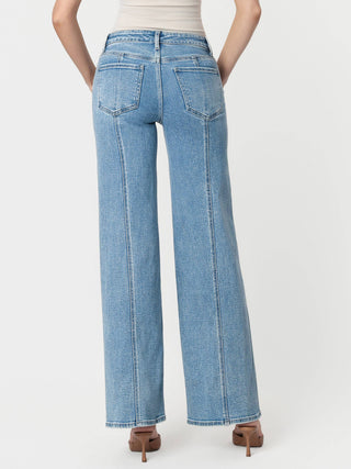 Lovervet High Rise Seam Panel Jeans