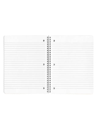 Bloom & Believe Floral Stripes Spiral Notebook