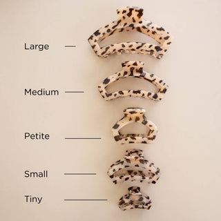 Teleties Open Blonde Tortoise | Petite | Hair Clip
