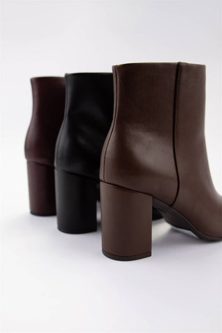 Sarah Chocolate Ankle Boots