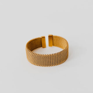 Braided Mesh Cuff Waterproof Bracelet