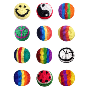 Retro Knit Hacky Sack Toy