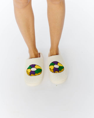 King Cake Slippers
