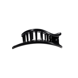 Teleties Jet Black | Medium | Flat Circle Hair Clip