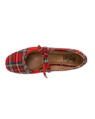 Corky's Layover Flats in Plaid